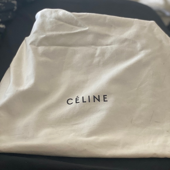 Céline Paris Micro Tri- colour tote. Maroon, black and grey. - Picture 2 of 4